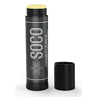 SOCO Botanicals Organic Lip Balm - Natural Moisturizer Treatment Repair for Dry & Chapped Lips for Men, Women, Gifts with Shea Butter, Beeswax, Stevia, Coconut Oil, Vitamin E & Pure Essential Oils