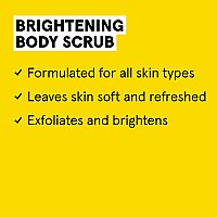 ACURE Brightening Body Scrub | 100% Vegan | For A Brighter Appearance | Sea Salt & Niacinamide (Vitamin B3) | Brightens & Rejuvenates | All Skin Types | 6 Fl Oz