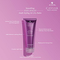 Alterna Caviar Anti-Aging Smoothing Anti-Frizz Multi-Styling Air Dry Balm, 3.4 Fl Oz | Controls Frizz With Light Hold | Adds Natural Shine | Sulfate Free