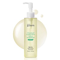 MAKEPREM Safe me. Relief Moisture Cleansing Oil 7.1 Fl Oz Naturally-Derived Ingredients PHA Formula Makeup Remover Pore Cleansing Blackhead Removal Hypoallergenic and Clinically Tested Oil Cleanser