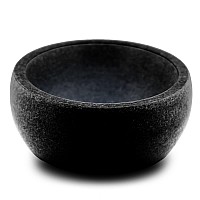 URBAN SOMBRERO ShayVe Shaving Bowl for Shaving Soap & Cream - Granite Shave Bowl For Shaving Soap & Cream - Exquisite Heat Insulated Wet Shaving Kit Addition (Black)