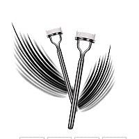 Vodisa Metal Eyelash Comb Curler 2 Pcs Mascara Separator Set Lash Extensions Applicator Professional Beauty Makeup Tool for Eyelashes
