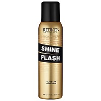 Redken Shine Flash 02 Glistening Mist | For All Hair Types | Instantly Adds Shine | Citrus Fragrance | 4.4 Oz