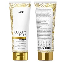 Coochy Plus Intimate Shaving Cream SWEET DIVA For Afro Natural Texture Hair With HydroLock & Moisturizing+ Formula - Prevents Razor Burns & Bumps, In-Grown Hairs, Itchiness 8oz Tube