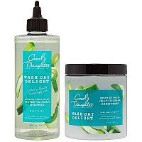 Carol's Daughter Wash Day Delight Sulfate Free Clarifying Shampoo and Deep Conditioner Gift Set with Aloe and Micellar - Best for Curly, Natural, and Textured Hair - Detangle and Moisturize