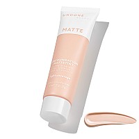 Undone Beauty Unfoundation Light Coverage Matte Foundation with Lightweight Formula for Even Skin Tone and Natural Looking Finish - Tea Tree for Oil Absorbing & Blemish Control - Pink Petal Light
