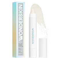 Wonderskin 3-in-1 Lip Scrub Exfoliator & Moisturizer, Lip Exfoliator Scrub, Lip Therapy, Hydrating Lip Balm for Soft, Nourished, Flake-Free Lips with One-Step Prep, 0.10oz