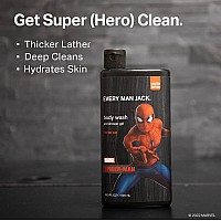 Every Man Jack Marvel Collectors Box Body Wash Gift Set - Perfect for Every Guy & Marvel-Lover - Includes Four Full-Sized Body Washes with Clean Ingredients & Incredible Scents - Marvel-Inspired Fresh Air, Winter Mint, Crimson Oak, and Wakanda Herbs Fr...