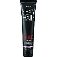 SexyHair Style Prep Me Heat Protection Blow Dry Primer, 5.1 oz | Heat Protection | Up to 68% Breakage Reduction | Ideal for Layering