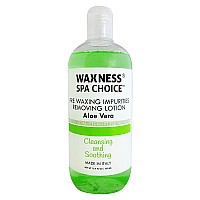 Waxness Spa Choice Pre Waxing Lotion Aloe Vera 16.9 fl oz / 500ml