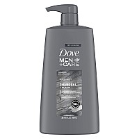 Dove Men+Care Men Shampoo For Healthy-Looking Hair Charcoal + Clay Naturally Derived Plant Based Cleansers 25.4 oz