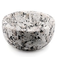 URBAN SOMBRERO ShayVe Shaving Bowl for Shaving Soap & Cream - Granite Shave Bowl For Shaving Soap & Cream - Exquisite Heat Insulated Wet Shaving Kit Addition (Grey Granite)