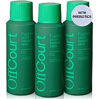 OffCourt Natural Body Spray for Men with Prebiotics - Deodorizing Mens Body Spray - Aluminum-Free Spray Deodorant for Entire Body with Clean Fig Leaves and White Musk Scent, 3.4 Ounce (Pack of 3)