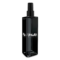Fila BLACK for Men - Invigorating Spicy And Floral Fragrance For Him - Extra Strength, Long Lasting Scent Payoff For All-Day Wear - Trendy, Rectangular, Streamlined, Portable Bottle Design - 8.4 Oz