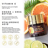 WOW Skin Science Vitamin C Moisturizer Face Cream - Anti Aging Face Moisturizer for Men & Women - Oil Free, Dry Skin Face Lotion - Facial Skin Care Products For All Skin Types (1.69 oz)