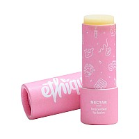 Ethique Nectar Unscented Lip Balm - Plastic-Free, Vegan, Cruelty-Free, Eco-Friendly, 0.32 oz (Pack of 1)
