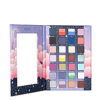 Pacifica Beauty, Stellar Gaze Eye Shadow Palette, 28 Eyeshadow Shades, Mineral Eyeshadow, Matte, Shimmer and Glitter Mica Shades, Vitamin E, Made from 100% Recyclable Paper, Vegan and Cruelty Free