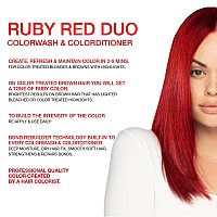 Celeb Luxury Intense Color Depositing Colorwash Shampoo + BondFix Rebuilder, Vegan, Sustainably Sourced Plant-Based, Semi-Permanent Hair Color, Viral and Gem Lites Duos