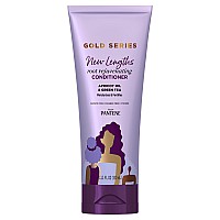 Pantene Gold Series Root Rejuvenating Conditioner with Apricot Oil & Green Tea, Moisturizes & Fortifies, for Natural, Textured, Curly, Coily Hair, Sulfate Free, 11.1 Fl Oz