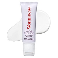 Womaness Let's Neck - Menopause Support Skincare Neck Firming & Decollete Wrinkle Serum - Hydrating Serum with Pepha-Tight & Hyaluronic Acid - Menopause Relief Roll On Neck Tightening Cream (50ml)