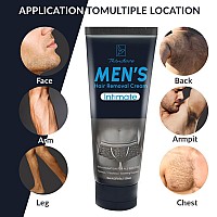 Intimate/Private Hair Removal Cream For Men, For Unwanted Male Hair In Intimate/Private Area, Effective & Painless Depilatory Cream, Suitable For All Skin Types