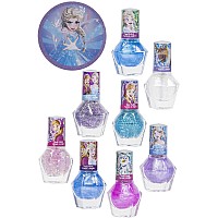 Townley Girl Disney Frozen Non-Toxic Peel-Off Nail Polish Set with Glittery and Opaque Colors with Nail Gems for Girls Kids Ages 3+, Perfect for Parties, Sleepovers and Makeovers, 18 Pcs
