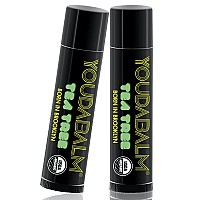 You Da Balm Organic Lip Balm, Tea Tree Flavor - 100% Natural Lip Moisturizer, USDA Certified - Lip Balm for Dry, Cracked Lips (2 Pack)