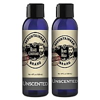 Mountaineer Brand Basic Beard Bundle | Beard Wash and Conditioner for Men | Beard Shampoo / Beard Conditioner Set | Deep Cleans | Leaves Hair Soft and Hydrated | Unscented | 2 Count | 8oz