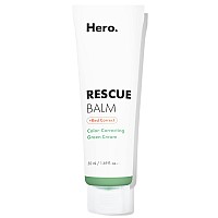 Rescue Balm +Red Correct Post-Blemish Recovery Cream from Hero Cosmetics-Intensive Nourishing and Calming for Dry, Red-Looking Skin After a Blemish-Dermatologist Tested and Vegan-Friendly (0.50 fl oz)