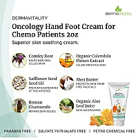 UltimateVitality Hand Foot Cream for For Oncology Patients, Intensive Natural and Organic Moisturizing Cream for sensitive Irritated Skin During Chemo Treatment - 2 Ounces
