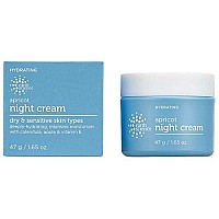 EARTH SCIENCE - Apricot Night Cream with Hydrating Apricot and Vitamin E for Dry Skin (1.65 oz)