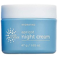 EARTH SCIENCE - Apricot Night Cream with Hydrating Apricot and Vitamin E for Dry Skin (1.65 oz)