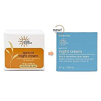 EARTH SCIENCE - Apricot Night Cream with Hydrating Apricot and Vitamin E for Dry Skin (1.65 oz)