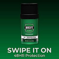 Brut Round Solid Deodorant For Men, 2.5 oz