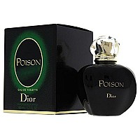 Poison By Christian Dior For Women. Eau De Toilette Spray Black 1.7 Fl Oz