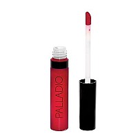 Palladio Lip Gloss, Non-Sticky Lip Gloss, Contains Vitamin E And Aloe, Offers Intense Color And Moisturization, Minimizes Lip Wrinkles, Softens Lips With Beautiful Shiny Finish, Ruby Red