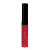 Palladio Lip Gloss, Non-Sticky Lip Gloss, Contains Vitamin E And Aloe, Offers Intense Color And Moisturization, Minimizes Lip Wrinkles, Softens Lips With Beautiful Shiny Finish, Ruby Red