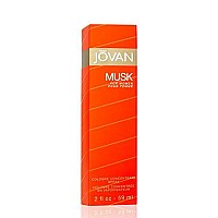 Jovan Musk Eau de Cologne Spray for Women, 2oz Vegan Formula