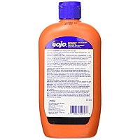 Gojo Natural* Orange Pumice Hand Cleaner, 14 Fl Oz Quick-Acting Lotion Cleaner Squeeze Bottle (0957-12)