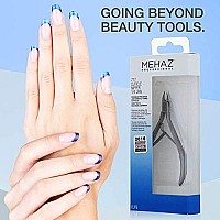 Mehaz Stainless Steel Cobalt Nipper, 1/4 Jaw for all purpose cuticle and nail trimming