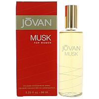 Jovan Musk Eau de Cologne for Women, Vegan, 3.25oz