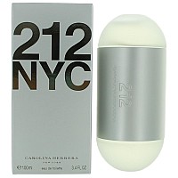 Carolina Herrera 212 Eau De Toilette Spray For Women, 3.4 Ounce, Multi/None (125931)