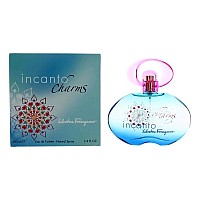 Incanto Charms By Salvatore Ferragamo For Women Eau-De-Toilette Spray, 3.40 Ounce