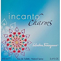 Incanto Charms By Salvatore Ferragamo For Women Eau-De-Toilette Spray, 3.40 Ounce