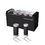 Remington H1018 Compact Ceramic Worldwide Voltage Hair Setter & Rollers, 1-1  Purple/Black, Original Version, 10 Piece Set