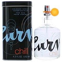 Curve Chill for Men, Men's Cologne Spray 4.2oz