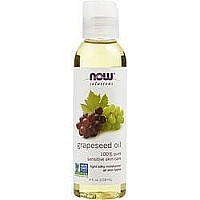 NOW Solutions, Grapeseed Oil, Skin Care for Sensitive Skin, Light Silky Moisturizer for All Skin Types, 4-Ounce