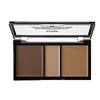 NYX PROFESSIONAL MAKEUP Cream Highlight & Contour Palette, Deep, 0.38 Ounce (CHCP03)