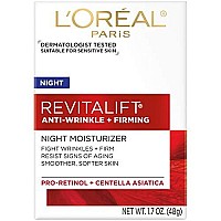 L'Oréal Paris Revitalift Night Cream, Pro Retinol, 1.