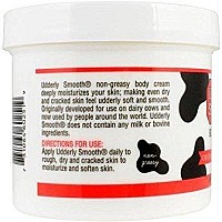 Udderly Smooth Body Cream, Original Formula, 12 Oz Jar, Lightly Scented